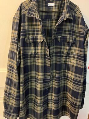 Columbia Plaid Men's Button-Down Shirt